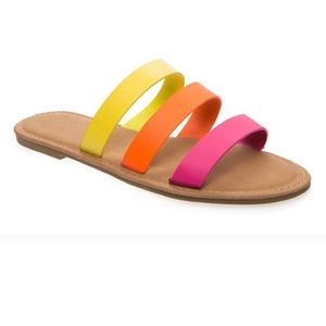 Multi color sandals